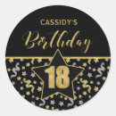 Recherche de dix huit autocollants 18ème anniversaire