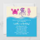 Recherche de sea creatures anniversaire invitations Océan