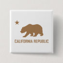 Recherche de la californie badges Ours