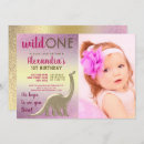 Recherche de gold dinosaur invitations 1er