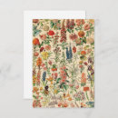 Recherche de fleur vœux cartes Vintage