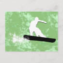 Recherche de poudre cartes postales Snowboard