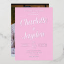 Recherche de timbre mariage invitations Rose