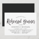 Recherche de danse de dîner invitations Noir et blanc