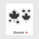 Recherche de symbole canada autocollants Feuille