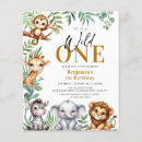 Recherche de safari 1ans anniversaire invitations Garçon