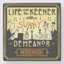 Recherche de vous êtes la musique dessous de verres Noir et or