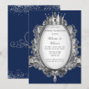 Recherche de bleu royal marine invitations Argent