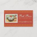 Recherche de chats vintages cartes visite Pour elle