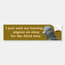 Recherche de pigeon voiture autocollants Drôle