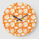 Recherche de marguerite orange horloges Motif