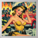 Suche nach feuerwehrmannes poster Feuerwehrfrau