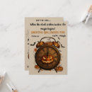 Recherche de 11x16 invitations fêtes annuelles Citrouille