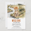 Recherche de la savane africaine invitations Aquarelle