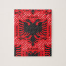 Recherche de albanie puzzles Rouge