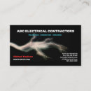 Recherche de entrepreneurs électriques cartes visite Électricien