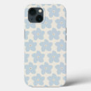 Recherche de fleurs bleu clair iphone coques Floral