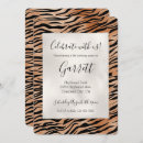 Recherche de tigre orange invitations Animal