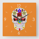 Suche nach sugar skull wanduhren Halloween