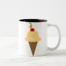 Recherche de glace à la vanille tasses Chocolat