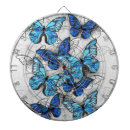 Recherche de papillon jeux de fléchettes Bleu