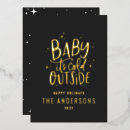 Recherche de froid vœux cartes Bébé son froid dehors