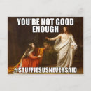 Suche nach gott ist gut postkarten Jesus