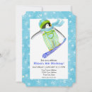Recherche de snowboard invitations Aquarelle