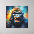 Suche nach gorilla leinwandbilder Wildtierkunst