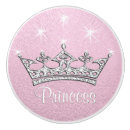 Recherche de couronne princesse de boutons et poignées de porte Fille