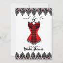 Recherche de corset rouge invitations Bride