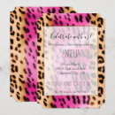 Recherche de empreinte de léopard noir invitations Girly