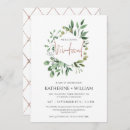 Recherche de greenery mariage invitations Géométrique