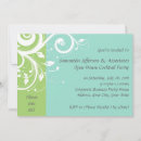 Recherche de blue green invitations Coloré