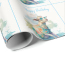 Recherche de chèvres papier cadeau Aquarelle