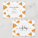 Recherche de tranches cartes visite Pizza