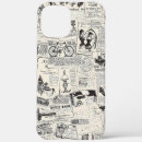 Recherche de vieux journal iphone coques Vintage