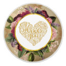 Recherche de fleur pourpre boutons et poignées de porte Romantique