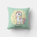 Recherche de crinière coussins Licorne mignonne
