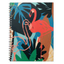 Recherche de flamant rose de notes carnets Flamants
