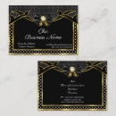 Recherche de cravate noire cartes visite Élégant