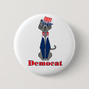 Recherche de chat blanc badges Démocrate