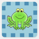 Recherche de grenouille heureuse autocollants Pour enfants