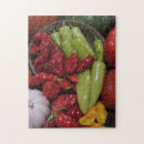 Recherche de piments puzzles Nourriture