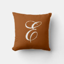 Recherche de orange et blanc coussins Initiale