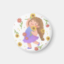 Recherche de pépinière magnets Fille