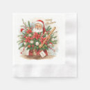 Recherche de claus serviettes Chapeau santa