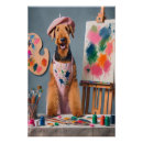 Recherche de art airedale posters Terrier