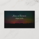 Suche nach nordlichter visitenkarten Natur