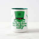 Recherche de leprechauns tasses Shamrock